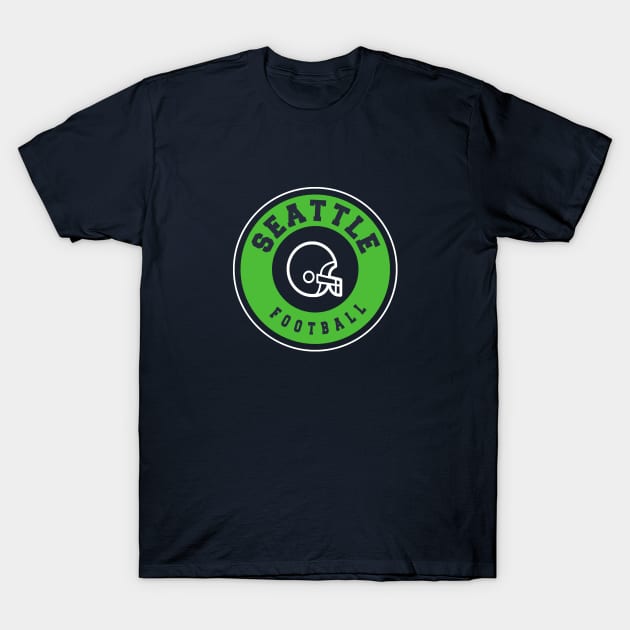 Seattle football T-Shirt by BVHstudio